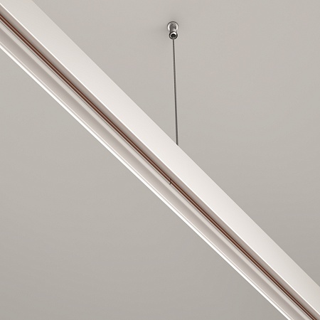 Коннектор прямой Exility накладной белый - фото