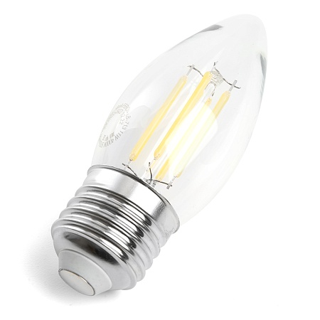 Лампа светодиодная Feron LB-66 Свеча E27 7W 230V 6400K - фото