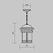 Подвесной светильник Outdoor Salamanca O031PL-01BR - фото