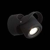 Светильник уличный настенный ST-Luce Черный/Черный, Прозрачный G5,3 1*3W SL093.401.01