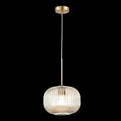 Подвес ST-Luce Латунь/Коньячный E27 1*60W SL1154.313.01