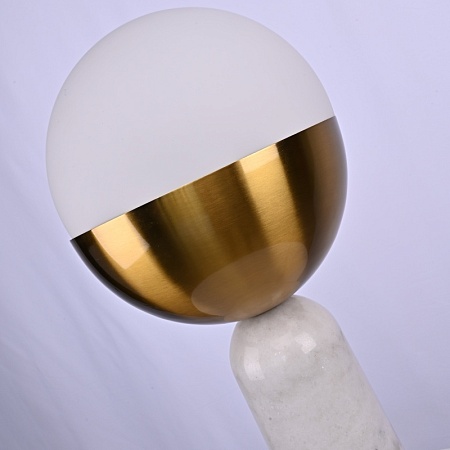 Настольная Лампа Marble Globe White Imperiumloft 168474-22 - фото