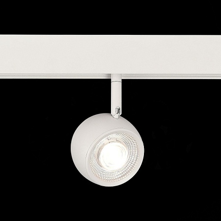 Магнитный трековый светильник Белый LED 1*10W 4000K 470Lm Ra>80 36° IP20 L120xW50xH176 ST355.546.10 - фото