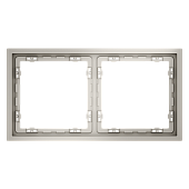 Рамка пластиковая VOLTUM S70 на 2 поста, (кашемир)