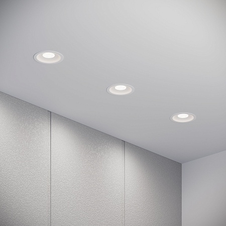 Светильник встраиваемый светодиодный Combi 15W 4000K белый 25068/LED Elektrostandard - фото