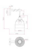 Настенный светильник (бра) Freya FR5334WL-01B