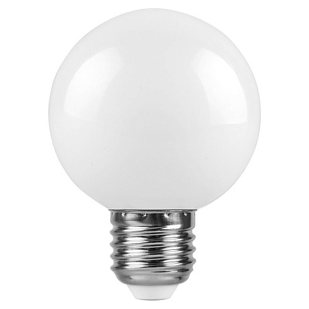 Лампа светодиодная Feron LB-371 Шар E27 3W 230V 2700K матовый - фото