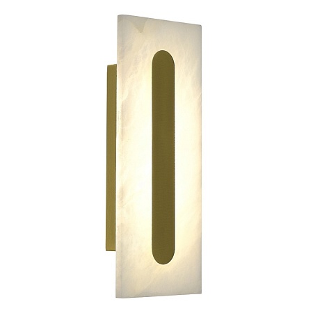 Светильник настенный ST-Luce золотистый/белый LED 1*6W 3000K / 4000K / 6000K SL6139.221.01 - фото