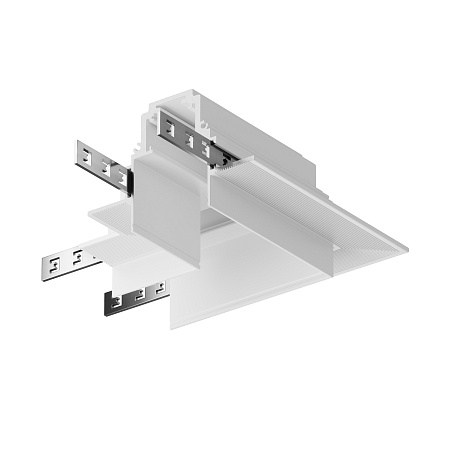 Коннектор угловой Gravity встраиваемый белый - фото