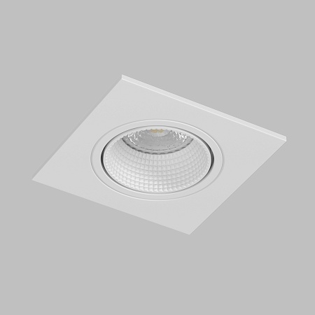 DK3071-WH Встраиваемый светильник, IP 20, 10 Вт, GU5.3, LED, белый/белый, пластик - фото