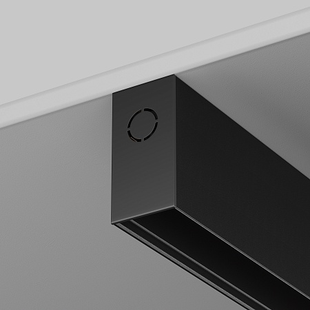 Заглушки к накладному шинопроводу Exility 2шт черный - фото