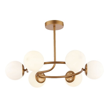 Светильник потолочный Золотистый/Белый E14 6*40W SLE220602-06 - фото