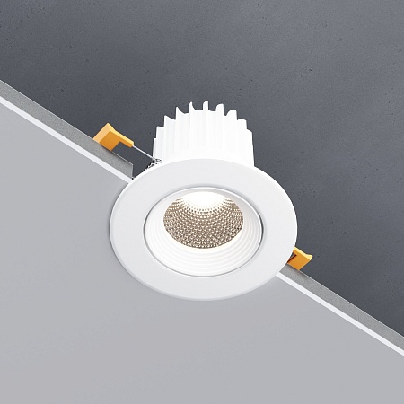 Светильник встраиваемый светодиодный Even белый 25094/LED Elektrostandard - фото