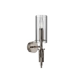 Светильник настенный ST-Luce никиль/прозрачный E14 1*40W SL2005.101.01
