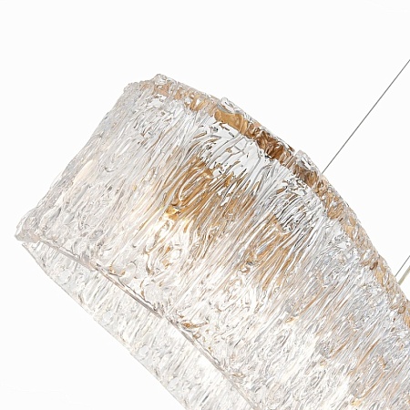 Светильник подвесной Золотистый/Прозрачный E27 10*40W SLE283203-10 - фото