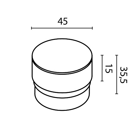 Матовый рассеиватель для Focus Led 5Вт - фото