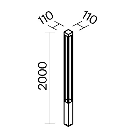 Садово-парковый светильник Outdoor Elbe O424FL-L25GF - фото