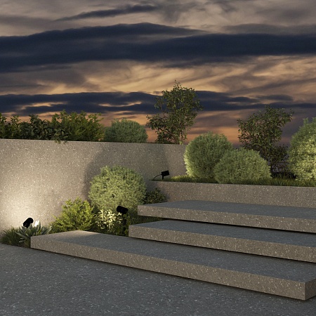 Светильник грунтовый Denkirs DK9800-BK - фото