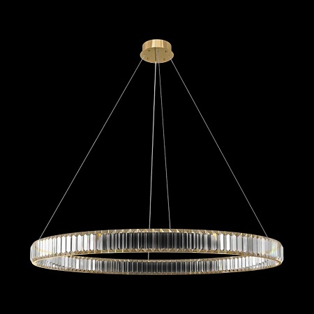 10135/1000 Gold Подвесной светильник LOFT IT Crystal ring - фото