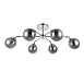 Светильник потолочный Хром/Дымчатый E14 6*40W SLE102202-06 - фото