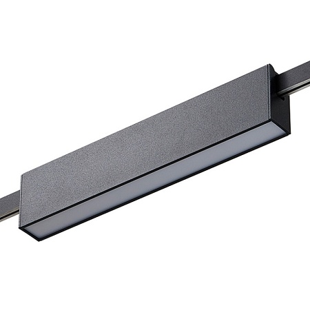 Магнитный трековый светильник FARM Черный LED 1*12W 3000K 576Lm Ra90 120 IP20 L232xW24x ST817.406.12 - фото