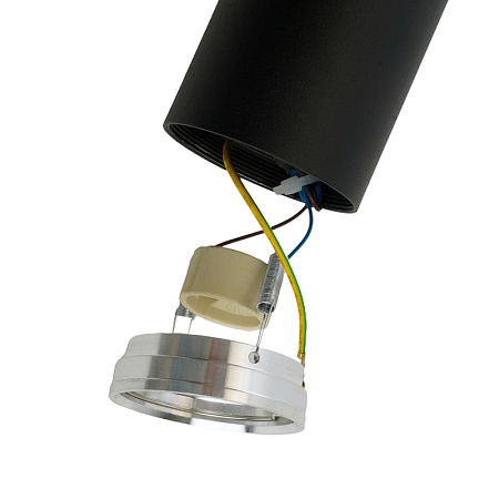 Светильник садово-парковый Feron DH1105, 15W, GU10,230V, черный (столб) - фото