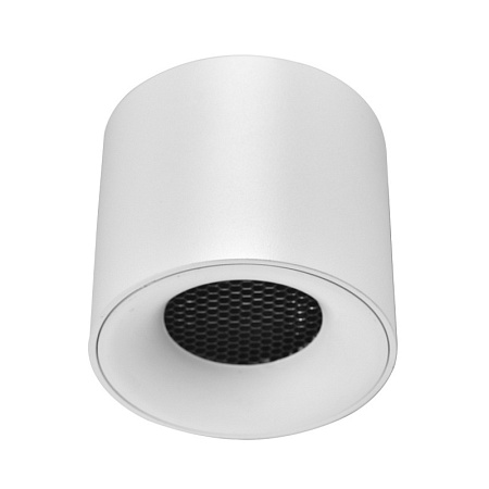 Светильник потолочный белый LED 1*10W 4000K 530Lm Ra 36° IP20 D80xH70 170-240VV ST761.543.10 - фото