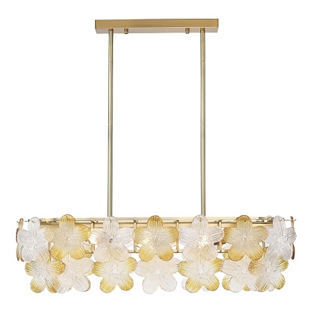 Светильник подвесной ST-Luce золотистый/Прозрачный, январный E14 8*60W SL6240.203.08 - фото