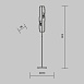 Напольный светильник (торшер) Maytoni Marmo MOD099FL-02G - фото
