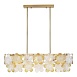 Светильник подвесной ST-Luce золотистый/Прозрачный, январный E14 8*60W SL6240.203.08 - фото