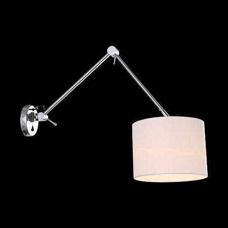 Бра ST-Luce Хром/Белый E27 1*60W (из 2-х коробок) SL460.101.01 - фото