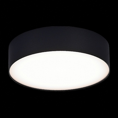 Светильник потолочный Черный LED 1*27W 4000K 2 430Lm Ra>90 120° IP20 D220xH55 185-265V ST606.442.27 - фото