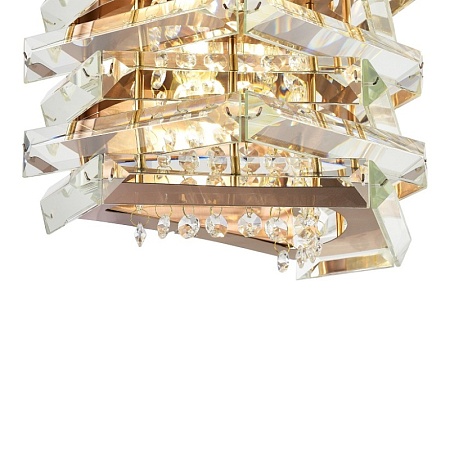 Светильник настенный ST-Luce медь/прозрачный E14 2*40W SL6137.201.02 - фото