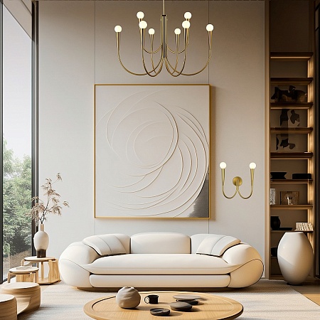 Светильник настенный ST-Luce Латунь E14 2*60W SL1243.301.02 - фото