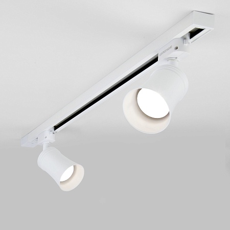 Трековый светильник для однофазного шинопровода Vetro GU10 Белый (1 шт.) MRL 1001 Elektrostandard - фото