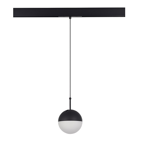 Магнитный трековый светильник Черный LED 1*7W 3000K Lm Ra90 120° IP20 D100xH- 48V ST681.436.07 - фото