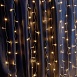 Светодиодная гирлянда Feron CL20 занавес 2*2м  + 3м 2700К , c питанием от сети 230V, с эффектом стробов, белый шнур - фото