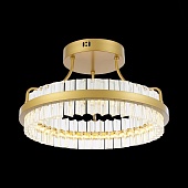 Светильник потолочный ST-Luce Матовое золото/Прозрачный LED 1*34W 3000K SL383.202.01
