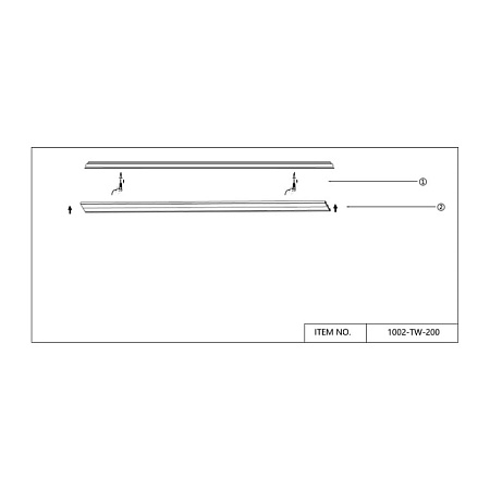 Накладной шинопровод Unica Favourite 1002-TW-200 - фото