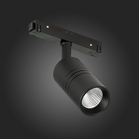 Магнитный трековый светильник Черный LED 1*7W 4000K 595Lm Ra>90 36° IP20 D44xH90 48V ST365.446.07 - фото