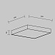 Потолочный светильник Technical Zon C032CL-45W4K-SQ-W - фото