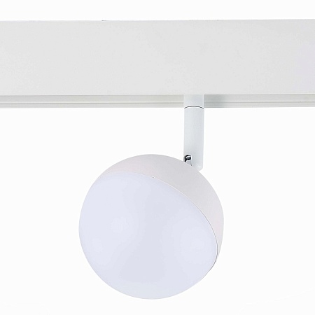 Магнитный трековый светильник белый LED 1*7W 4000K 520Lm Ra>80 120° IP20 L120xW90xH192 ST358.546.07 - фото