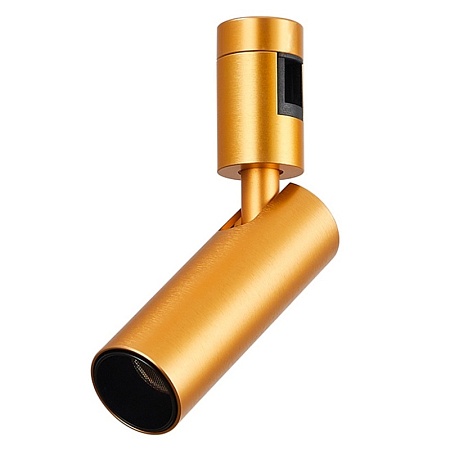 Магнитный трековый светильник FARM Золотистый LED 1*5W 3000K 350Lm Ra90 60 IP20 D35xH10 ST811.206.05 - фото