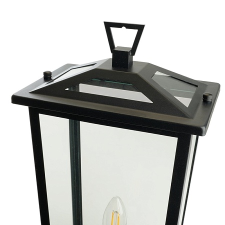 Светильник садово-парковый Feron PL756 столб 60W E14 230V, черный - фото