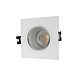 DK3071-WH+CH Встраиваемый светильник, IP 20, 10 Вт, GU5.3, LED, белый/хром, пластик - фото