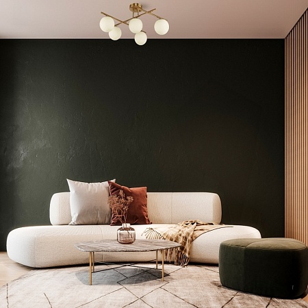 Светильник потолочный Латунь/Белый E14 5*40W SLE1195-302-05 - фото