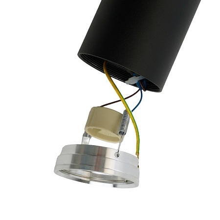 Светильник садово-парковый Feron DH1106, 15W, GU10, 230V, черный (столб) - фото