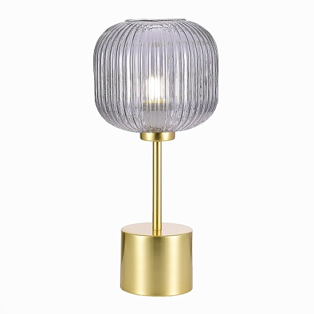 Прикроватная лампа ST-Luce Латунь/Дымчатый E27 1*60W SL1154.304.01 - фото