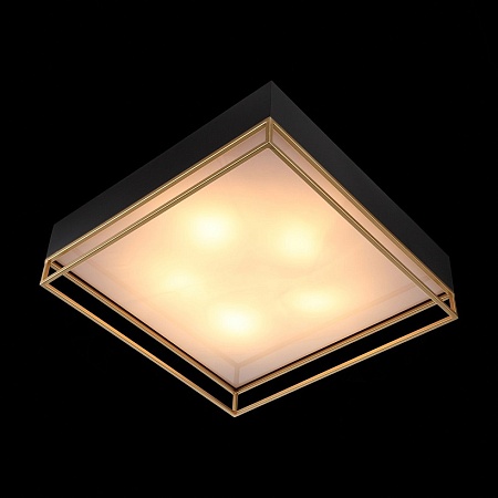 Светильник потолочный ST-Luce Черный, Матовое золото/Белый E27 5*40W SL1127.422.05 - фото