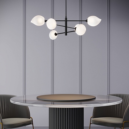 Подвесной светильник Eurosvet 30189/6 черный - фото